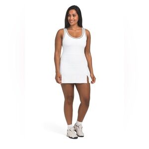 Gottex White Racer Back Mini Dress Athletic Tennis Style Size Large NWT